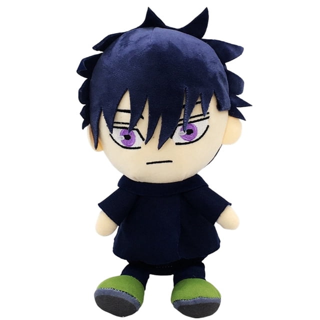 Jujutsu Kaisen Peluche de peluche con texto en inglés 'Fushiguro Megumi' de Jujutsu Kaisen, 9 pulgadas