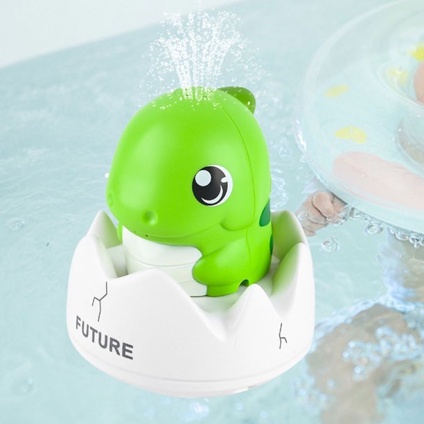 Juguete de baño de bebé de dinosaurio de dibujos animados juguete de bañera de bebé eléctrico de plástico para regalo infantil Ndcxsfigh libre de BPA