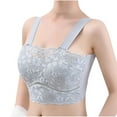 thumbnail image 3 of Avtoify Women Solid Color Bra Summer Womens Bras Underwire Lace Padded Camisole Daily Wear, 3 of 8