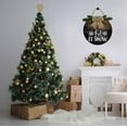 thumbnail image 5 of Eveokoki 11" Christmas Door Decoration Wooden Hanging Sign Printed With Let it Snow Sign,12In Rustic Farmhouse Door Sign Holiday Decor for Home Window Wall Indoor Outdoor Decorations, 5 of 5