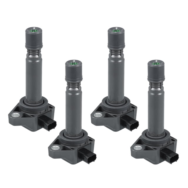Unique Bargains 4 Pcs Ignition Coils for Honda Civic 2009-2011 Durable ABS Metal Gray Engine Ignition Coil Replacement