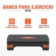 thumbnail image 2 of Banco Escalon De Ejercicio Step Rutinas Aerobics Ajustable, 2 of 6