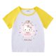 thumbnail image 3 of Hello Kitty algodón cuello redondo nueva camiseta de manga corta de verano para niños niñas niño camiseta raglán camisa de fondo bebé lindo dibujos animados Top, 3 of 5
