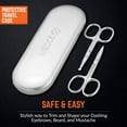 thumbnail image 6 of MEDca Stainless Steel Grooming Scissors for Unisex, Facial Hair Trimming Set, 2 Piece, 6 of 9