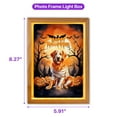 thumbnail image 5 of Mummy Golden Retriever Happy Halloween with Pumpkins Bats Spooky Fun Acrylic Plaque with Wood Photo Frame Box Goldens Dog Lover Gifts Idea Light Box - 00019, 5 of 5