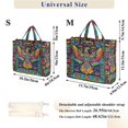 thumbnail image 2 of FORMRS Womens Corduroy Tote Bag Crossbody Shoulder Handbag with Pocket, Abstract Eagle, 2 of 7