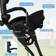 thumbnail image 6 of Goplus Folding 3 Wheels Golf Push Cart W/Bag Scoreboard Adjustable Handle Red, 6 of 8