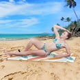 thumbnail image 6 of GZHJMY Surfboard Pattern Beach Towel Quick Dry Absorbent Bath Towels Sandproof Lightweight Towel for Gym Yoga Sports Swimming - 31x71in Bath Towels, 6 of 7