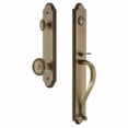 thumbnail image 5 of Grandeur Arc S Grip Single Cylinder Handleset with Soleil Interior Knob, 5 of 5