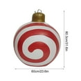thumbnail image 3 of Christmas Inflatable Decoration, Pvc Candy Christmas Ball, 60Cm Weatherproof Outdoor Inflatable Candy Christmas Decor for Yard and Porch Party, 3 of 6