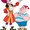 Advanced Graphics 1209 66 in. x 50 in. Captain Hook and Mr. Smee