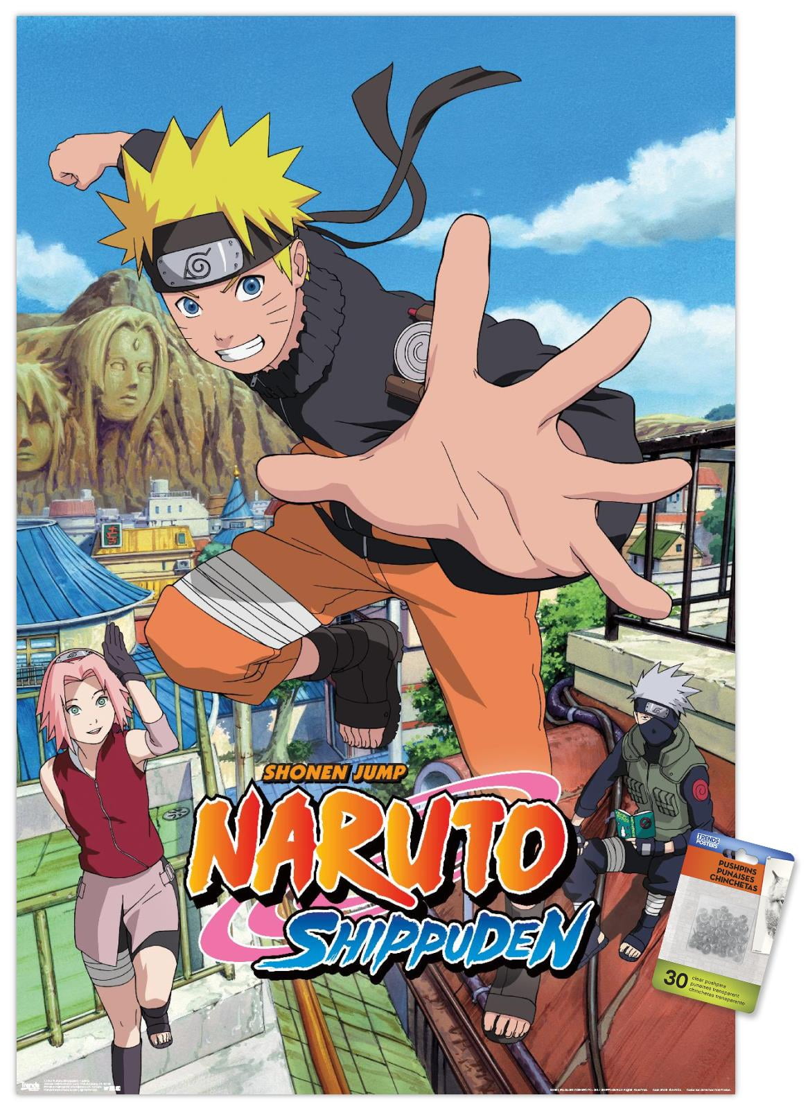Naruto Shippuden - Jump Wall Poster, 22.375