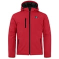 thumbnail image 2 of Men's Cutter & Buck  Red Gwinnett Stripers  Clique Equinox Insulated Softshell Full-Zip Jacket, 2 of 3