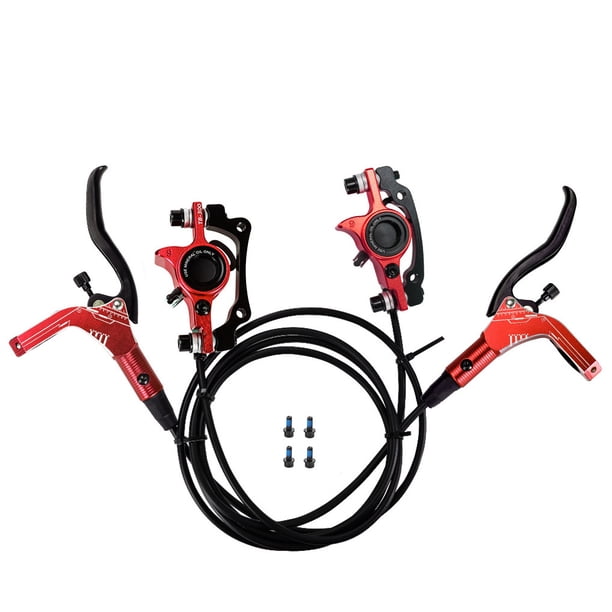 Juego de frenos de disco hidráulico Yuarrent Accesorios para bicicletas Ciclismo Rojo