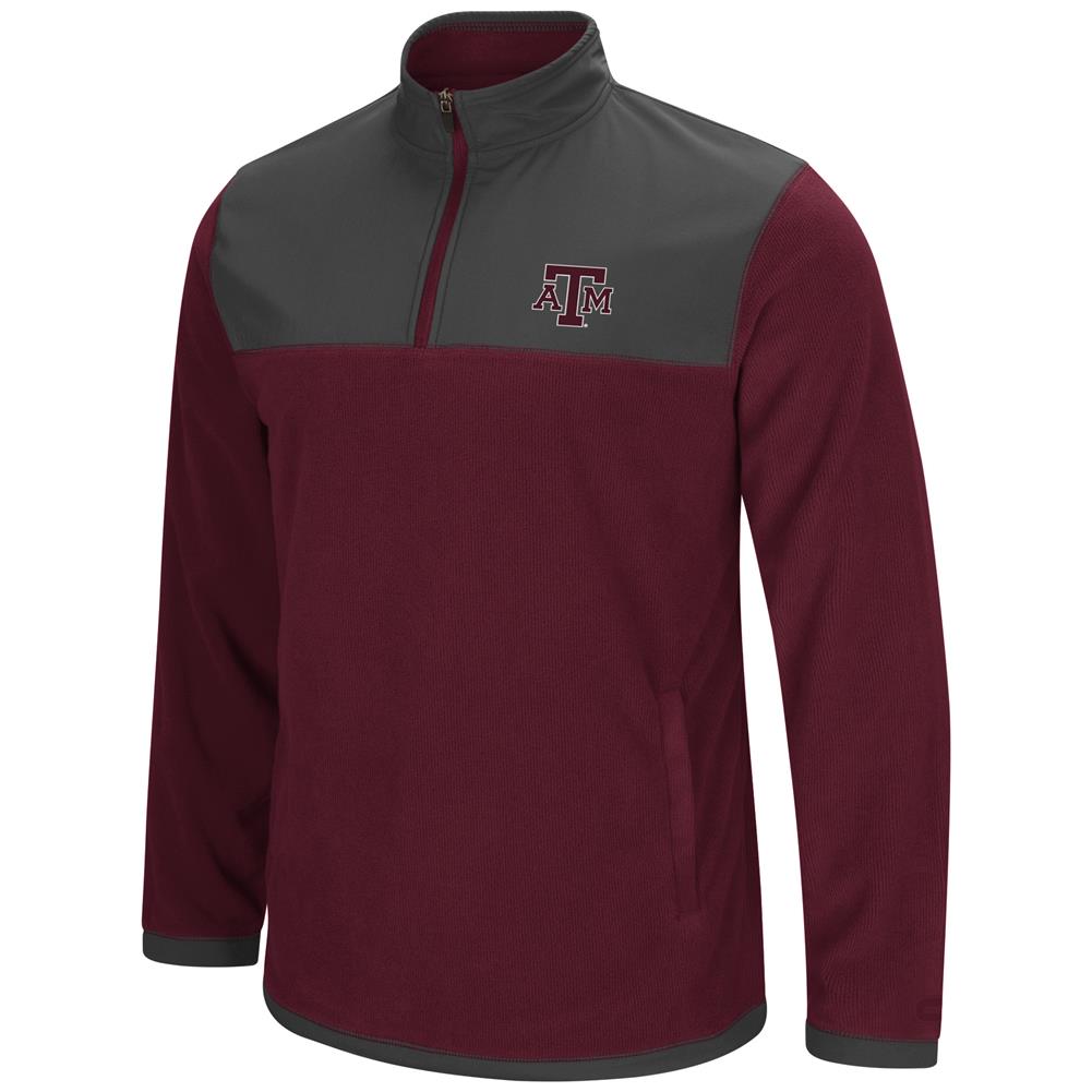 Texas A&M Aggies Men's Full Zip Fleece Jacket by Colosseum