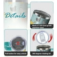 thumbnail image 3 of 40oz Cute Dachshund Tumbler with Handle and Straw, Stainless Steel Insulated Cup with Lid and Straw, Travel Mug Water Bottle, Gifts for Women, 3 of 6