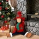 thumbnail image 2 of KAKOWELY 1 juego de ropa navideña para muñeca, adorable suéter navideño, bufanda y gorro, ropa de vestir para muñeca., 2 of 4