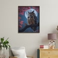 thumbnail image 4 of Paint By Numbers Kit for Adults Beginner - DIY Owl And Bird Under Moonlight Canvas Painting Kits for Adults, Frameless Paint By Number for Adults for Home Wall Decor 16x20 Inch, 4 of 7