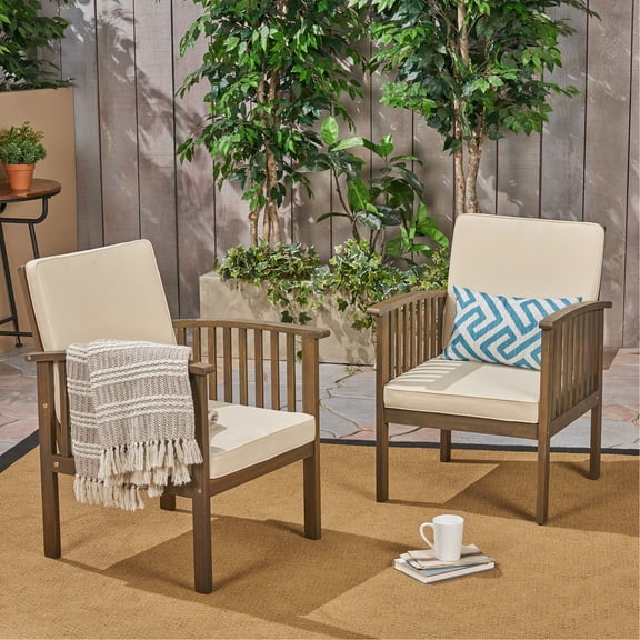 Set of two club chairs | Ideal for small outdoor gatherings | Offer enough seating for your guests