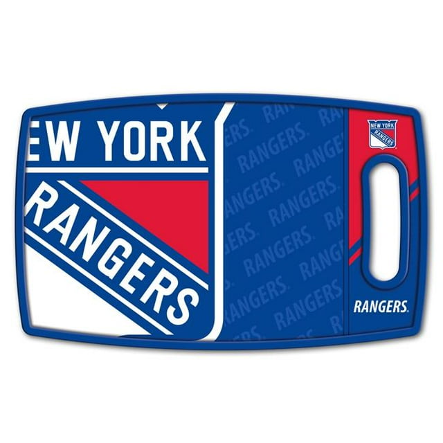YouTheFan 1907583 Planche à Découper Logo LNH New York Rangers 14 x 9 Po.
