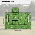 thumbnail image 7 of KUIFORTI Golf White Golf Cart Seat Blanket Covers Summer Outdoor Anti-hot Club Car Blanket Easy to Install Polyester Suitable Club Car and More 2 Person Seats Golf Carts, 7 of 7