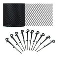 thumbnail image 1 of Gutter Guards Roll Black Guards Mesh Downspout Pipe Gutter Cover Protection, 1 of 12