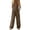 AM13-Brown, variant on Jumpsuits For Women Casual Summer Button Down Jumpsuit Cotton Linen Sleeveless Minimalist Wide Legs Jumper Loose Overall Wine M