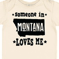 thumbnail image 4 of Inktastic Montana Someone Loves Me Boys or Girls Baby Bodysuit, 4 of 5