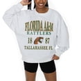 thumbnail image 2 of Women's Gameday Couture Ash Florida A&M Rattlers Premium Fleece Pullover Sweatshirt, 2 of 5