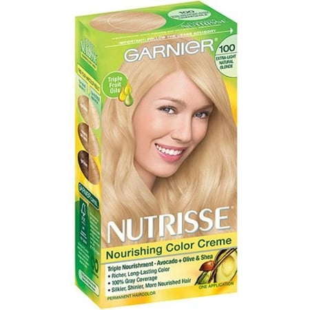Garnier Nutrisse Nourishing Color Creme, Extra-Light Natural Blonde ...