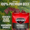 thumbnail image 3 of Jack Link’s Beef Jerky, Peppered, 100% Beef, 9g of Protein per Serving, 2.85 oz Bag, 3 of 3