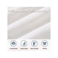 thumbnail image 4 of GIRUNS Mens Bomber Jacket Lightweight Casual Varsity Fall Winter Jackets Zip-Up Outerwear Coat White 2XL, 4 of 8
