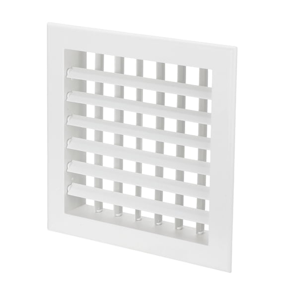 Uxcell 8 x 8 Inch Square Air Vent Cover, Plastic Air Return Grille Diffuser, White