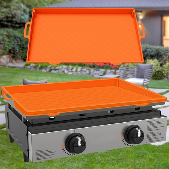 for , 22" Premium Silicone Griddle Cover Accessories, Heavy Duty Food Grade Grill Mat Protective Cover, for Outdoor Grill Kitchen Counter, Protect from Dirt, Rust, Debris