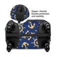 thumbnail image 4 of Fotbe Anchors and Nautical Luggage Cover Protector,Suitcase Protector,Scratch and Dirt Resistant,Fits 18-32 Inch Luggage-Medium, 4 of 9