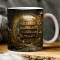 thumbnail image 4 of Fiudx Taza de Estantería 3D, Diseño Único de Cerámica, Elegante y Funcional, Regalo para Amantes Del Café y El Té, Decoración Elegante para El Hogar, Perfecta para El Estudio o La Sala de Estar, Idea, 4 of 6