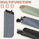 thumbnail image 5 of 4Pcs Estuches Suaves para Gafas, Estuche de Gafas de Cuero Portátil para Hombres y Mujeres (Gris), 5 of 7