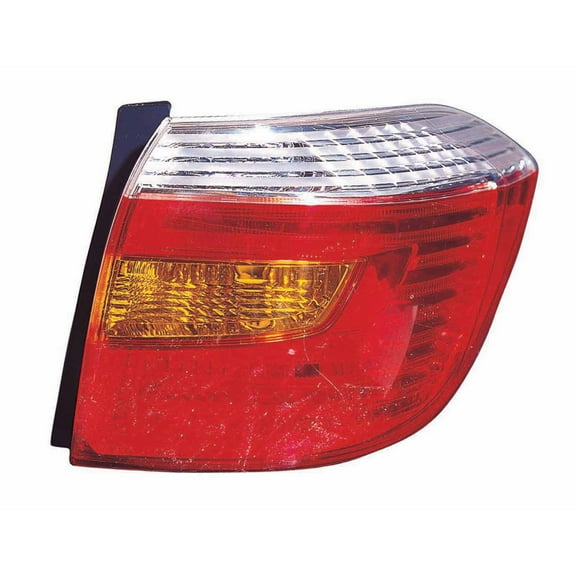 KAI New CAPA Certified Standard Replacement Passenger Side Tail Light, Fits 2008-2010 Toyota Highlander