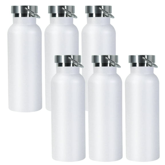 17 oz Wide Mouth sport water bottle Vacuum Insulated Stainless Steel Water Bottle for Cold Drinks I BPA-Free Bottle for Travel White