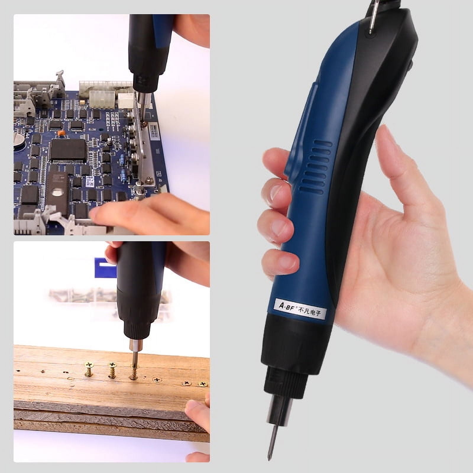A-BF 220V Adjustable Electric Screwdriver Accurate Torque Fully Automatic Industrial Power Tool Repair Screwdriver