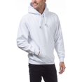 thumbnail image 4 of Pro Club Men's Heavyweight Pullover Hoodie Sweatshirt WHT-XL, 4 of 5