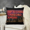 thumbnail image 2 of YINGXI Rules of Life I Hopes Inspirational Quotes Gradient Color Word Black Throw Pillow Cover Decorate Boys Girls Room Kids Room Nursery，Inspirational Gifts 24x24in, 2 of 5