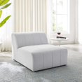 thumbnail image 2 of Sofa Middle Chair, Fabric, Ivory White, Modern Contemporary Urban Design, Living Lounge Room Hotel Lobby Hospitality, 2 of 8