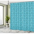 thumbnail image 4 of Ambesonne Vintage Shower Curtain, Branches Magnolia Flowers, 69"Wx70"L, Turquoise Multicolor, 4 of 4
