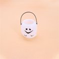 thumbnail image 5 of Halloween Pumpkin Candy Bucket, Plastic Lantern Party Favor, Small Pumpkin Pail for Kids, Indoor Outdoor Halloween Party Decoration, Purple Color, 5 of 9
