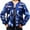 Blue, variant on Shiny Sequin Women's Jacket Sparkly Baseball Coat Stylish Fashion Outerwear Womens plus Size 4x Ladies Jacket Winter Jacket with Hood Women Trench Coats for Women Women's 3x Winter Coats Oversized