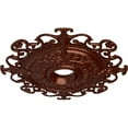 thumbnail image 2 of 38 3/8"OD x 6 5/8"ID x 2 7/8"P Orleans Ceiling Medallion (Fits Canopies up to 8 1/4"), Hand-Painted Antique Copper, 2 of 4
