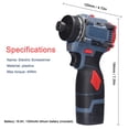 thumbnail image 4 of Yeacher 16.8V Multi-function Electric Screwdriver 45Nm Torque Brushless Motor Practical Screw Driver for Home Appliances, 4 of 8
