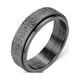 thumbnail image 1 of Anillo de acero de titanio esmerilado, anillo giratorio antiansiedad, anillo de descompresión, joyería para parejas, 1 of 3