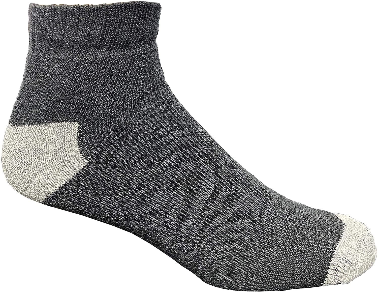 SOCKS'NBULK 60 Pairs Mens Wholesale Bulk Sport Cotton Ankle Socks, Sock Size 10-13 (Mens Assorted Ankle)